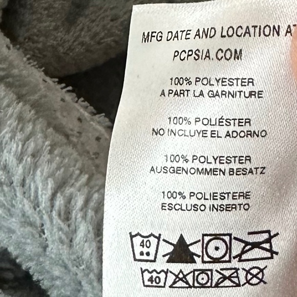 Patagonia Re-tool Snap T Fleece Pullover Fleece, Gray & Coral, Small, 25443 - Picture 8 of 10